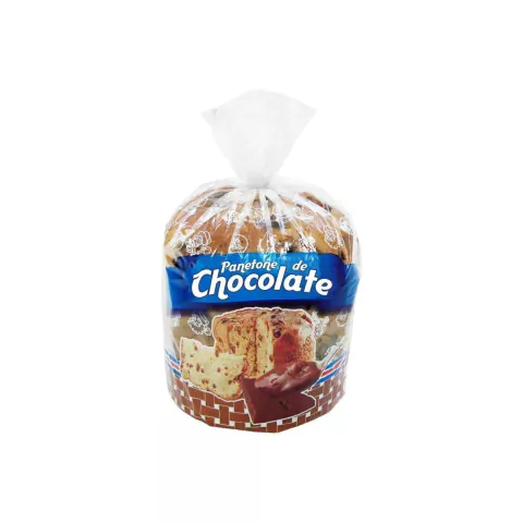 SACO PARA PANETONE DDE CHOCOLATE 500GR COM 5 UNIDADES
