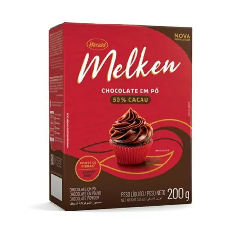 CHOCOLATE EM PO HARALD MELKEN 50% 200GR