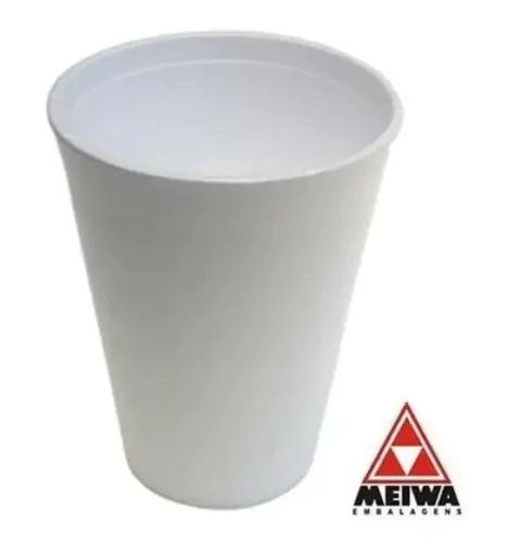 COPO DE ISOPOR 300ML MEIWA COM 25 UNIDADES