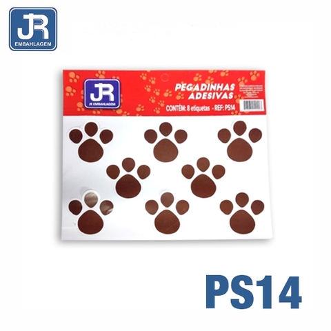 ADESIVO JR PATAS COELHO COM 8 UNIDADES