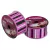 FITA GORGURÃO PROGRESSO ROSA LISTRADO GLITER 38MM X10 METROS - comprar online