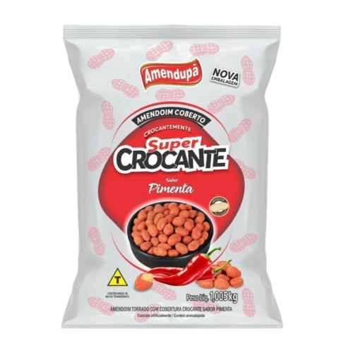 AMENDOIM CROCANTE AMENDUPÃ SALSA E CEBOLA 1,005KG