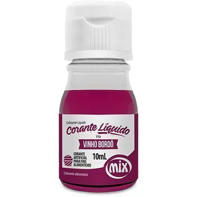 CORANTE MIX LÍQUIDO VINHO 10ML