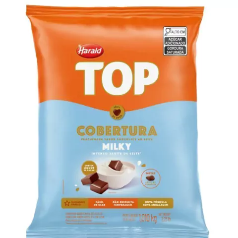 COBERTURA FRACIONADA HARALD TOP GOTAS MILKY 1,010KG