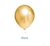 BALÃO PIC PIC OURO PLATINO Nº9 COM 25 UNIDADES