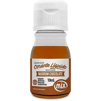 CORANTE MIX LÍQUIDO MARROM 10ML