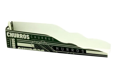 CAIXA PARA CHURROS BLACK COM 100 UNIDADES