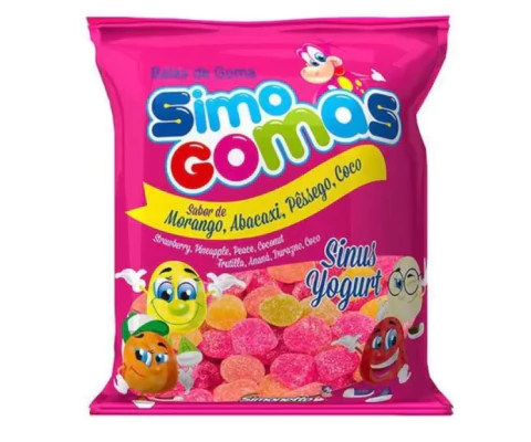 BALA DE GOMA SIMONETTO SINUS YOGURT 500G