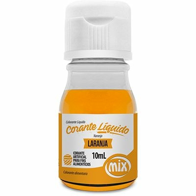 CORANTE MIX LÍQUIDO LARANJA 10ML