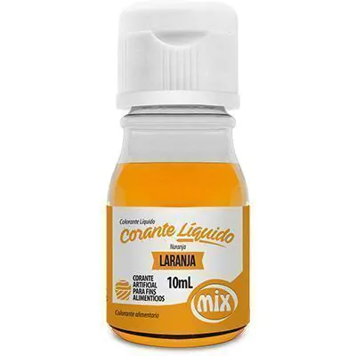 CORANTE MIX LÍQUIDO LARANJA 10ML