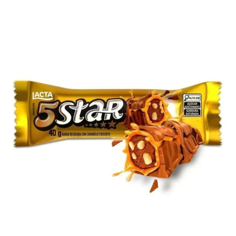 CHOCOLATE LACTA 5STAR 40G
