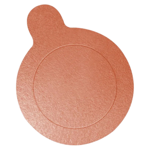 BASE REDONDA ULTRAFEST PARA DOCE ROSE GOLD 8CM COM 20 UNIDADES