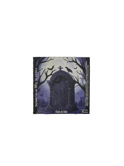 CHICLETE ZONE HALLOWEEN ÁCIDO COM 40 UNIDADES 240GR