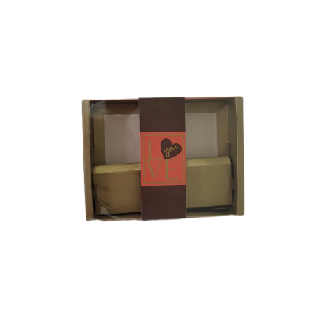 CAIXA CARBER TABLETE COM BOMBONS LOVE YOU 17,5CM X 13,5CM X 3CM