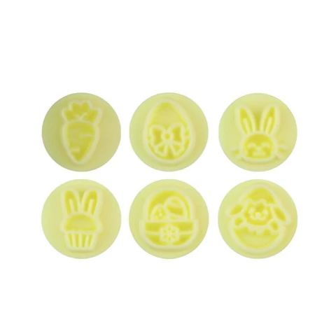 CARIMBO BLUESTAR PASCOA BRILHANTE 2CM COM 6 PEÇAS