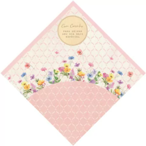 EXPRESS CROMUS 39CM X 39CM FLORENS ROSA C/2 UNIDADES