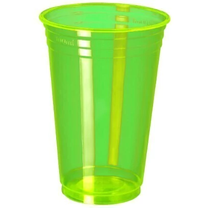 COPO COPOBRAS AMARELO LIMAO 300ML COM 25 UNIDADES