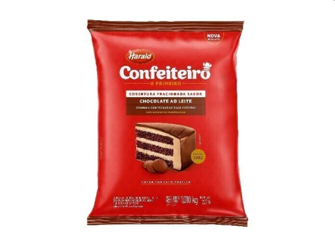 COBERTURA FRACIONADA HARALD GOTAS CONFEITEIRO AO LEITE 1,010KG