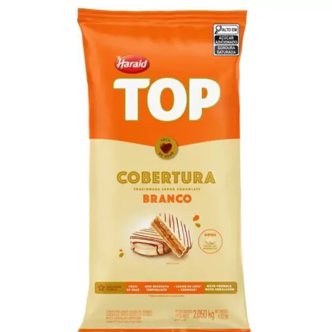 COBERTURA FRACIONADA HARALD TOP GOTAS BRANCO 2,050KG