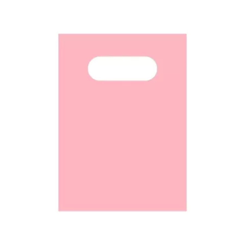 SACOLA BOCA DE PALHAÇO 20CM X 30CM ROSA BABY PACOTE COM 123 UNIDADES