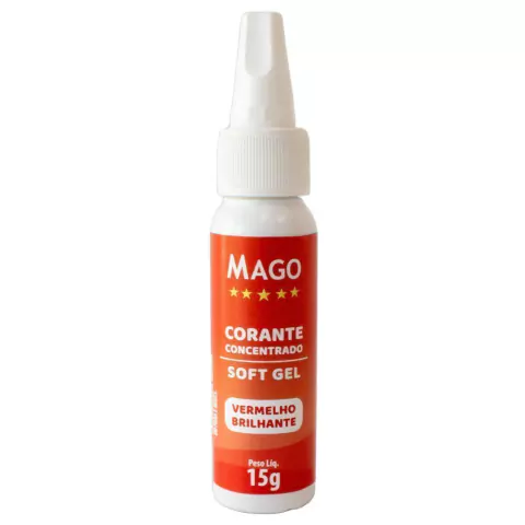 CORANTE MAGO SOFT GEL VERMELHO BRILHANTE 15GR