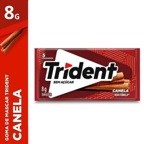 CHICLETE TRIDENT CANELA 8G