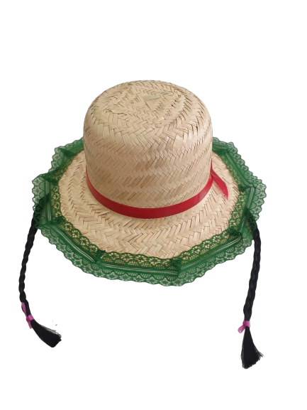 CHAPÉU JUNINO SOBRAL COM TRANÇA