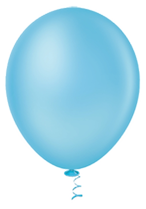 BALÃO PIC PIC NEON AZUL ESCURO Nº 9 COM 50 UNIDADES