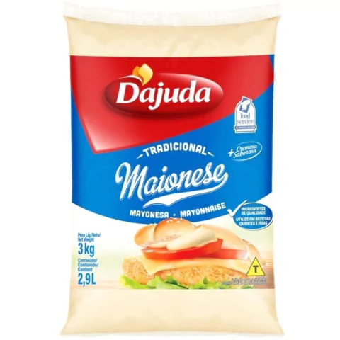 MAIONESE DAJUDA BAG 3KG - comprar online