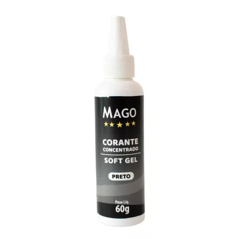 CORANTE MAGO SOFT GEL PRETO 60GR