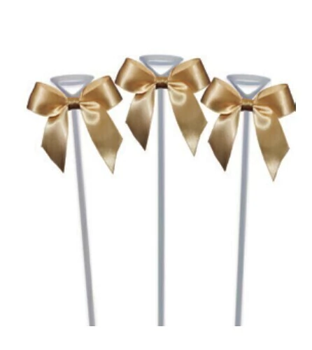 TOPO DE BOLO LAÇO DOURADO