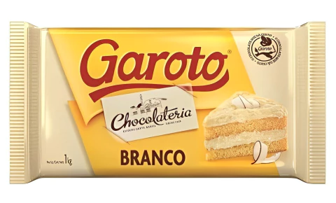 CHOCOLATE GAROTO BRANCO 1KG