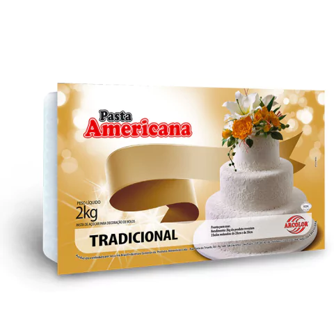PASTA AMERICANA BRANCA ARCOLOR 2KG