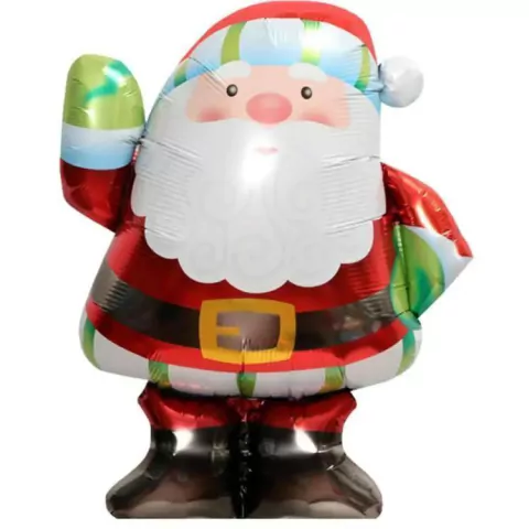 BALAO METALIZADO PAPAI NOÉL 80 CM