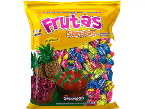 BALA SIMONETTO FRUTAS SORTIDAS 400GR