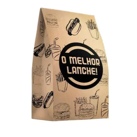 SACO SOS MELHOR LANCHE PEQUENO COM 50 UNIDADES 20X31X09