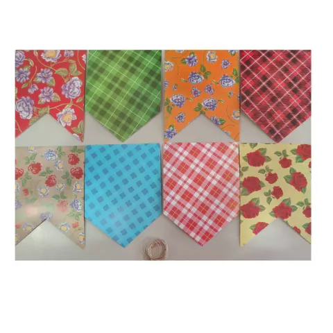 FAIXA DECORATIVA BANDEIRAS DE CHITA 1 PACOTE COM 1 UNIDADE