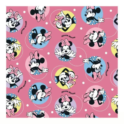 POLI CROMUS METALIZADO MINNIE YOU 69CM X 89CM COM UNIDADE