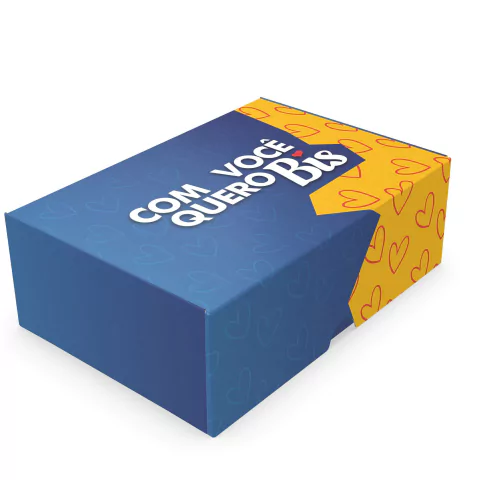 CAIXA PARA 6 DOCES QUERO BIS