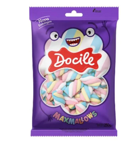 MARSHMALLOW DOCILE BAUNILHA TWIST COLOR 1 250G