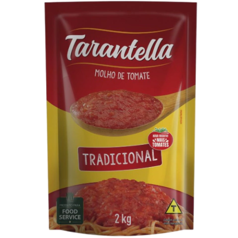 MOLHO DE TOMATE TARANTELLA TRADICIONAL 2Kg