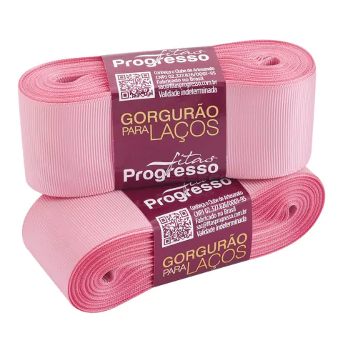 FITA GORGURÃO PROGRESSO ROSA ESCURO 38MM X 10 METROS na internet
