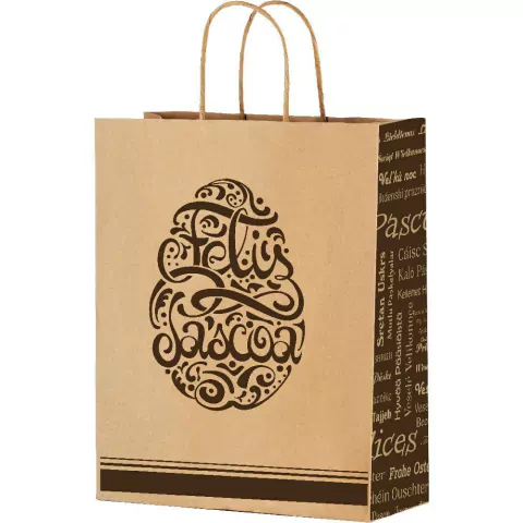 SACOLA FESTCOLOR KRAFT OVO 28CM X 18CM X 9CM COM 1 UNIDADE