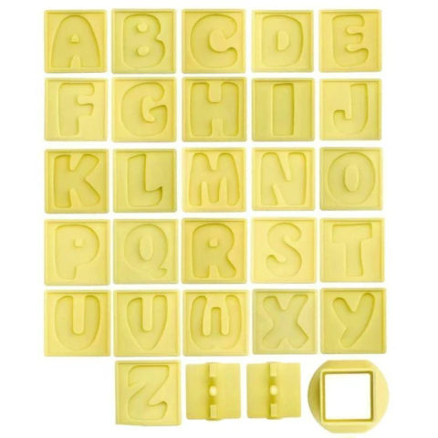 KIT EJETOR MAX BLUESTAR LETRAS COM 28 PEÇAS