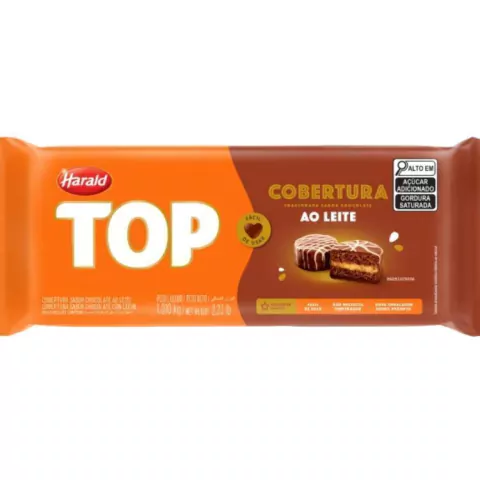 COBERTURA FRACIONADA HARALD TOP AO LEITE 1,010KG