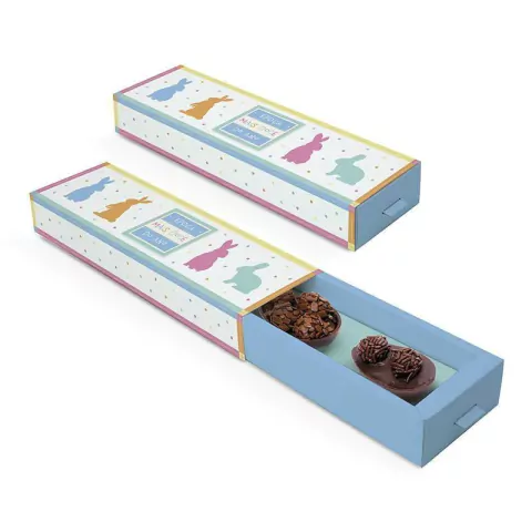 CAIXA CROMUS PARA 3 MEIO OVO DE COLHER BLISS COM PUXADOR 50GR