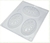 FORMA BWB SIMPLES SABONETE OVAL PETALAS