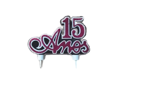 VELA ALCHESTER 15 ANOS LUXO PINK