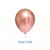 BALÃO PIC PIC ROSE GOLD PLATINO Nº9 COM 25 UNIDADES