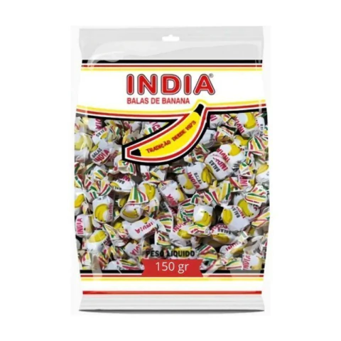 BALA DE BANANA ÍNDIA 150GR